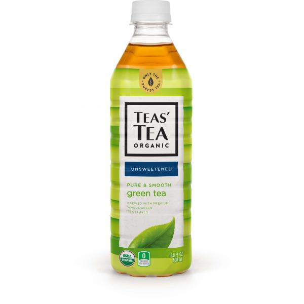 Teas' Tea Tea Unsweetened Pure Green 16.9 Fluid Ounce - 12 Per Case.