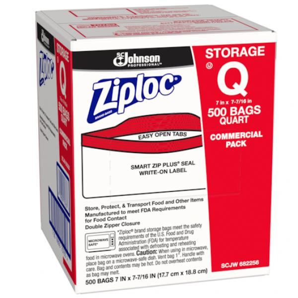 Food Storage Zipper Bags, Quart size, Value pack, 340 Count Zipper