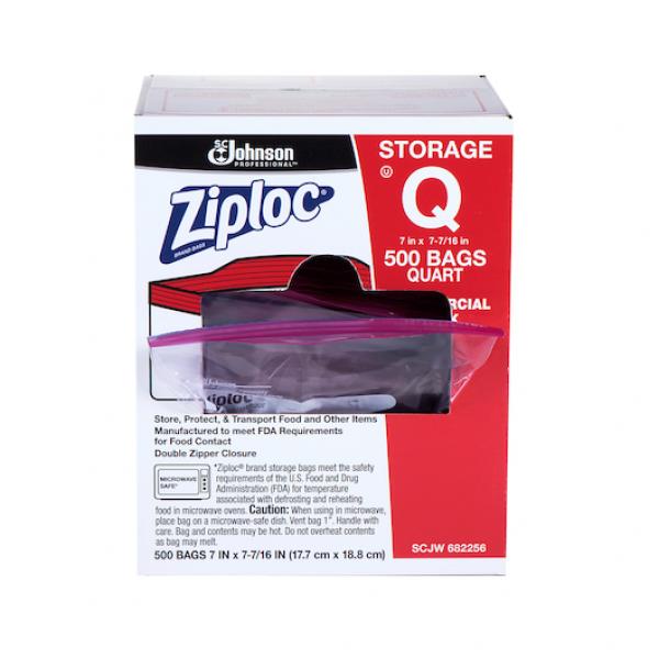 Storage Bag Quart 500 Count Packs - 1 Per Case.