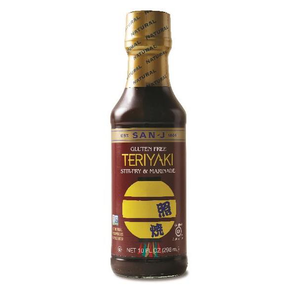 San J Gluten Free Teriyaki Sauce 6 Each - 6 Per Case.