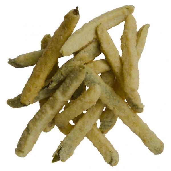 Anchor Battered Spicy Pickle Fries 3 Pound Each - 4 Per Case.