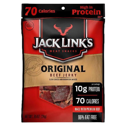 Jack Link's Original Beef Jerky Count 0.85 Ounce Size - 48 Per Case.