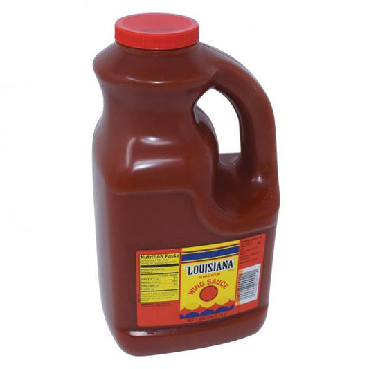 Louisiana Hot Sauce Louisiana Wing Sauce Gallon 1 Gallon - 4 Per Case.