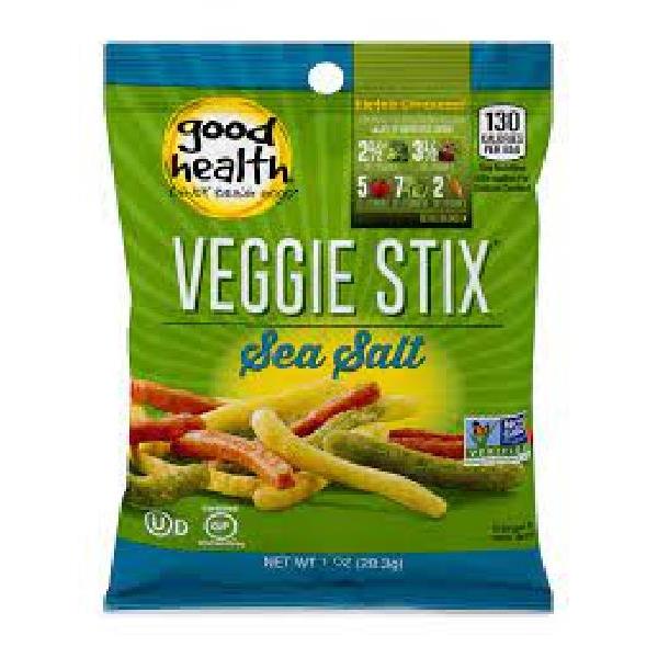 Good Health Veggie Sticks 1 Ounce Size - 24 Per Case.