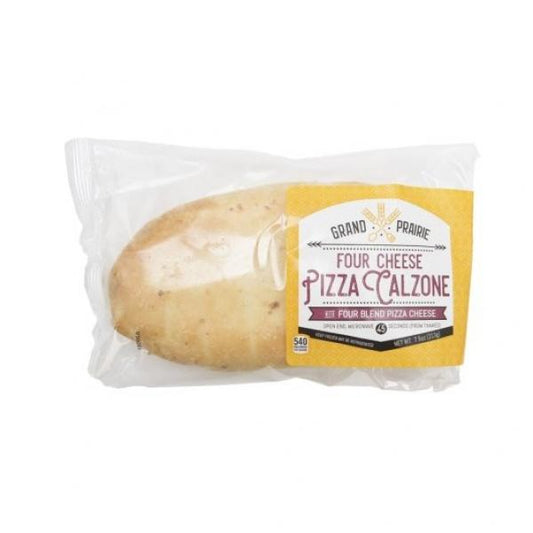 Grand Prairie Frozen Calzone Four Cheese Pizza 7.5 Ounce Size - 12 Per Case.