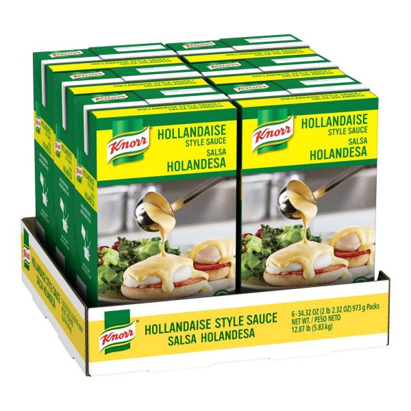 Knorr Sauce Liquid Carton Hollandaise 34.32 Ounce Size - 6 Per Case.