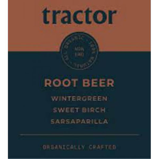 Tractor Beverage Co Organic Root Beer Soda Syrup 2.5 Gallon - 1 Per Case.