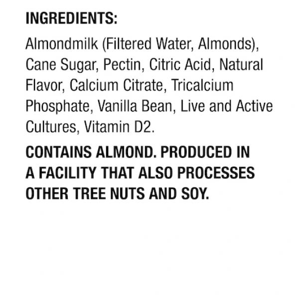 Silk Almond Cultured Vanilla 5.3 Ounce Size - 8 Per Case.