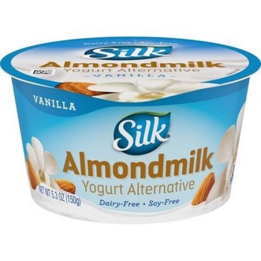 Silk Almond Cultured Vanilla 5.3 Ounce Size - 8 Per Case.