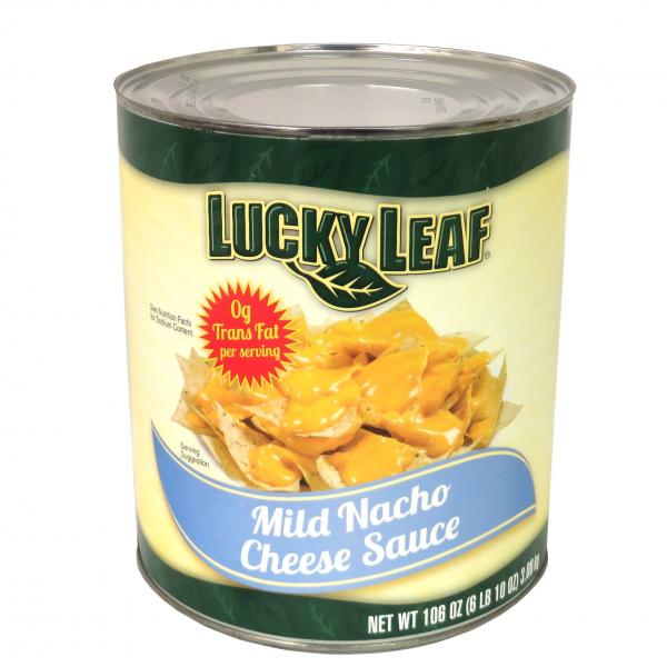 Lucky Leaf Mild Nacho Cheese Sauce Tffphof Cans 106 Ounce Size - 6 Per Case.