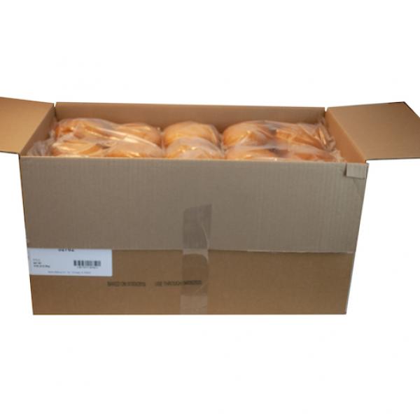 Alpha Baking Brioche Bun Sliced 3 Ounce Size - 15 Per Case.