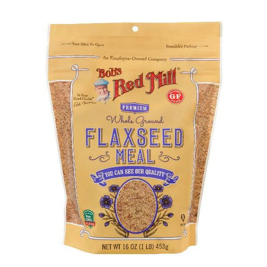 Bob's Red Mill Brown Flaxseed Meal 16 Ounce Size - 4 Per Case.