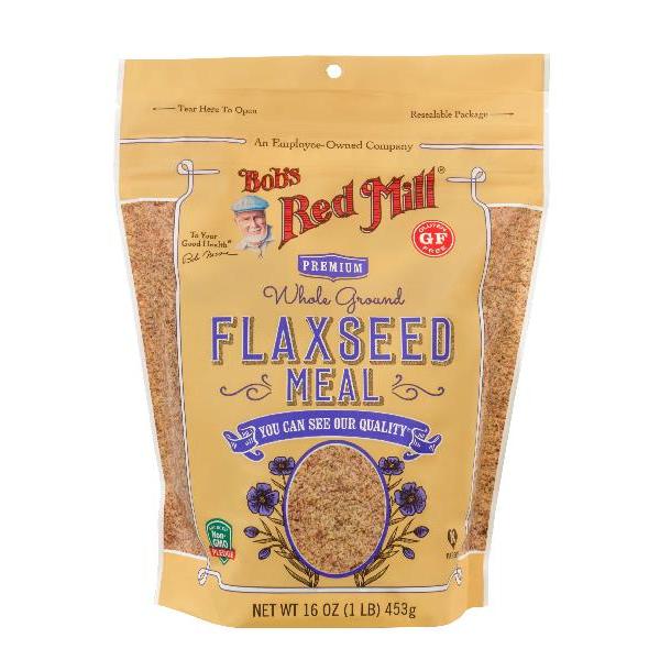 Bob's Red Mill Brown Flaxseed Meal 16 Ounce Size - 4 Per Case.