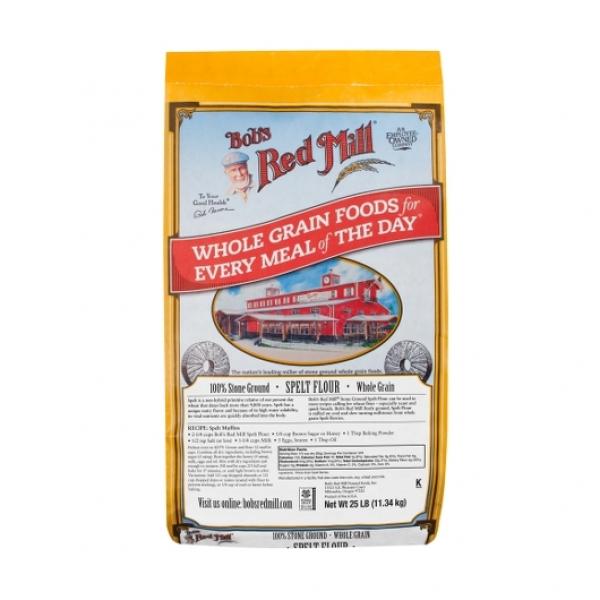 Bob's Red Mill Spelt Flour 25 Pound Each - 1 Per Case.