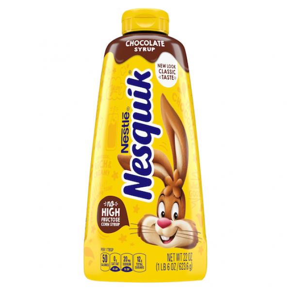 Nestle Nesquik Milk Flavoring Chocolate Syrupx22 Ounce Size - 6 Per Case.