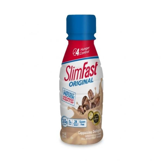 Slimfast Rtd Cappucino Delight 11 Fluid Ounce - 12 Per Case.