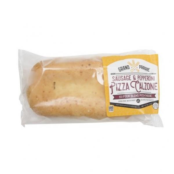 Grand Prairie Frozen S&pp Calzone 7.5 Ounce Size - 12 Per Case.