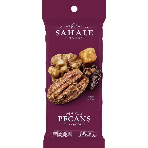 Sahale Maple Pecans Glazed Mix 1.5 Ounce Size - 18 Per Case.