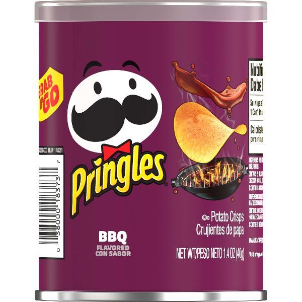 Pringles Crisps BBQ1.4 Ounce Size - 12 Per Case.