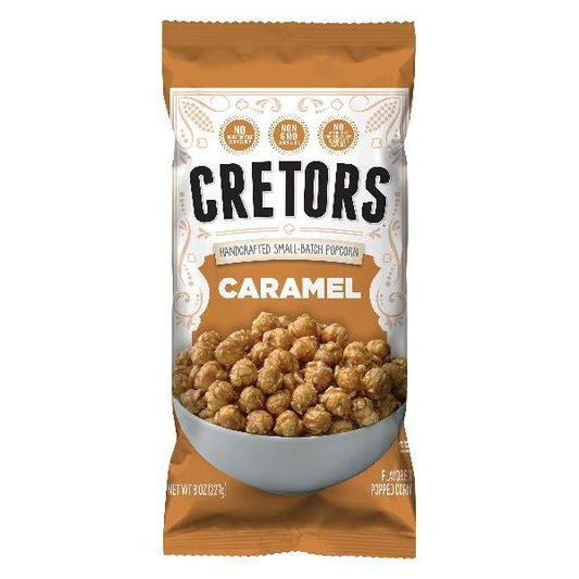 G H Cretors Just The Caramel Corn 8 Ounce Size - 12 Per Case.