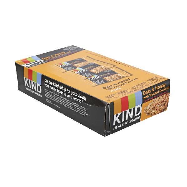 Kind Healthy Snacks Oats And Honey With Toasted Coconut Healthy Grains Bar 1.2 Ounce Size - 72 Per Case.