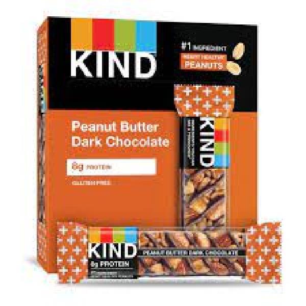 Kind Healthy Snacks Peanut Butter Dark Chocolate Bar 1.4 Ounce Size - 72 Per Case.