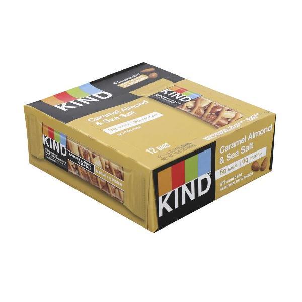 Kind Healthy Snacks Caramel Almond & Sea Salt Bar 1.4 Ounce Size - 72 Per Case.