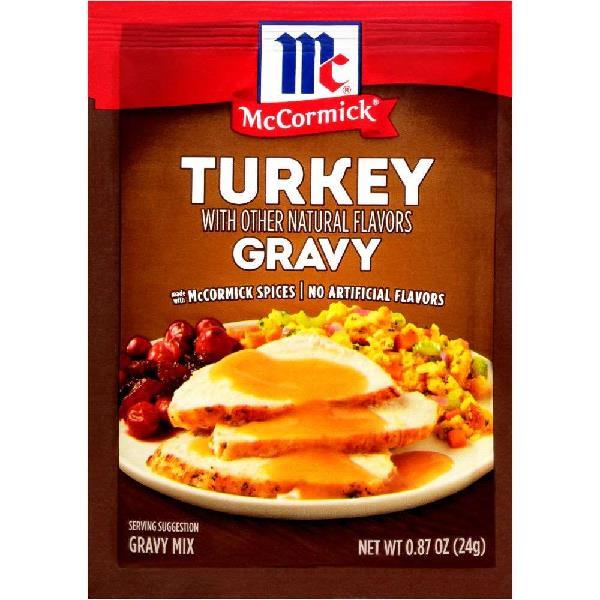 Mccormick Turkey Gravy 0.87 Ounce Size - 24 Per Case.