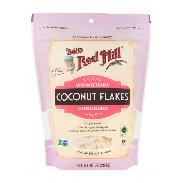 Bob's Red Mill Coconut Flakes 10 Ounce Size - 4 Per Case.