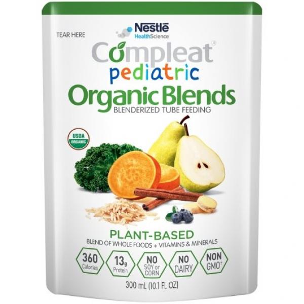 Compleat Organic Plant Base Protein Pediatricformula Pouches 10.1 Fluid Ounce - 24 Per Case.