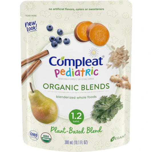 Compleat Organic Plant Base Protein Pediatricformula Pouches 10.1 Fluid Ounce - 24 Per Case.