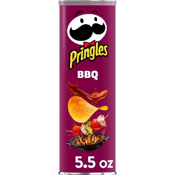 Pringles Crisps BBQ 5.5 Ounce Size - 14 Per Case.