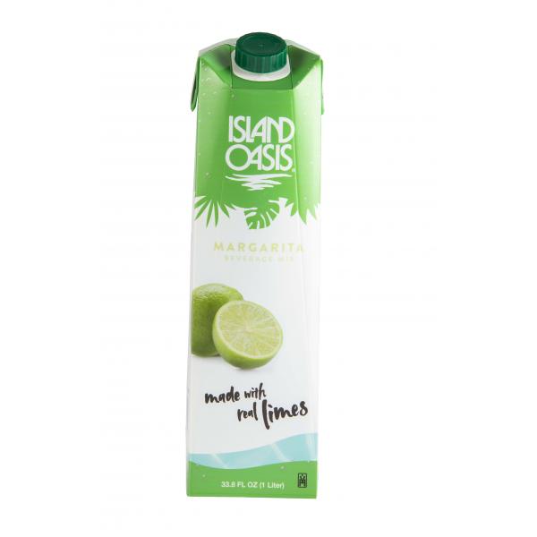 Island Oasis Margarita Aseptic 1 Liter - 12 Per Case.