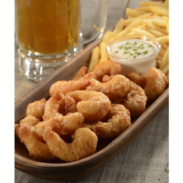 Mariner Jack Beer Battered Shrimp Ttail Off 2.5 Pound Each - 4 Per Case.