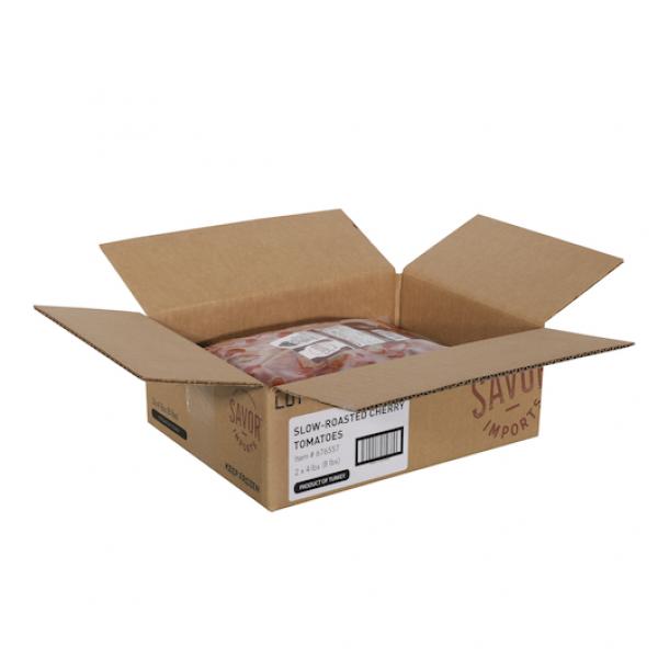 Savor Imports Roasted Cherry Tomato Halves 4 Pound Each - 2 Per Case.