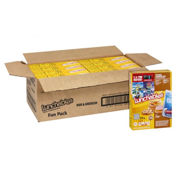 Lunchable Ham And Cheese With Capri Sun Convenience Meal, 9.1 Ounce Size - 8 Per Case.