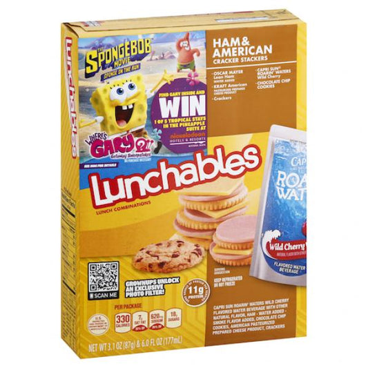 Lunchable Ham And Cheese With Capri Sun Convenience Meal, 9.1 Ounce Size - 8 Per Case.