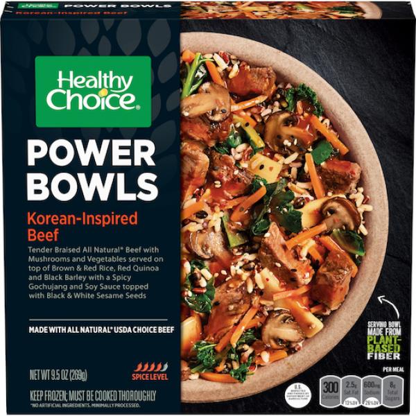 Healthy Choice Power Bowls Korean Barbeque Beef 9.5 Ounce Size - 8 Per Case.