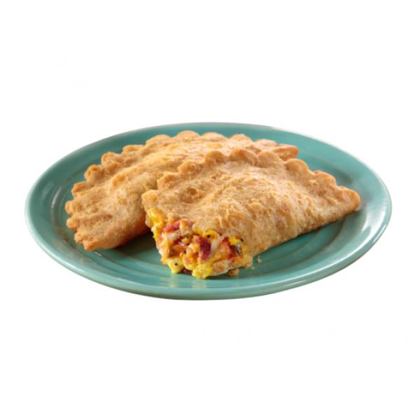 Empanada Cheeseeggpotatobacon No Sleeves 85.04 Grams Each - 24 Per Case.