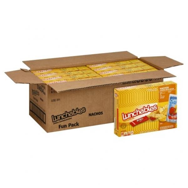 Lunchable Single Serve Nacho With Capri Sun Lunch Combination, 10.7 Ounce Size - 8 Per Case.