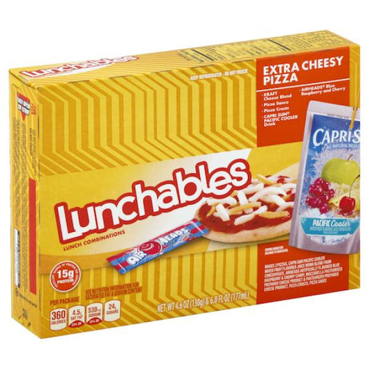 Lunchable Single Serve Cheese Pizza With Capri Sun Lunch Combination, 10.6 Ounce Size - 8 Per