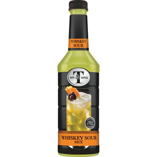 Mr & Mrs T's Whiskey Sour 1 Liter - 6 Per Case.