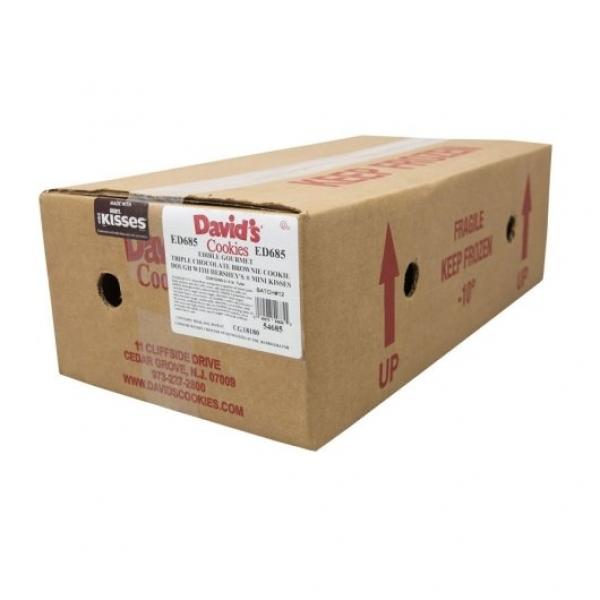 David's Triple Chocolate Edible Cookie Dough 8 Pound Each - 2 Per Case.