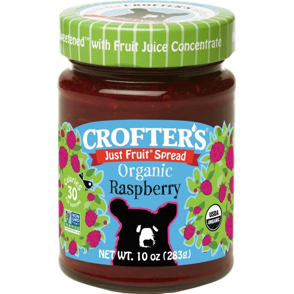 Crofters Organic Spread Fruit Raspberry 10 Ounce Size - 6 Per Case.