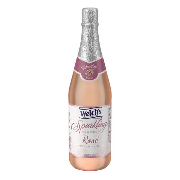 Fl Sparkling Juice Cocktail Rosegrape 25.4 Fluid Ounce - 12 Per Case.