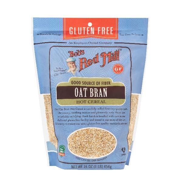 Bob's Red Mill Gluten Free Oat Bran 16 Ounce Size - 4 Per Case.