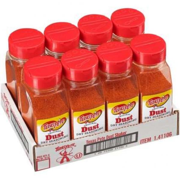 Texas Pete Dust Shaker 10 Ounce Size - 8 Per Case.