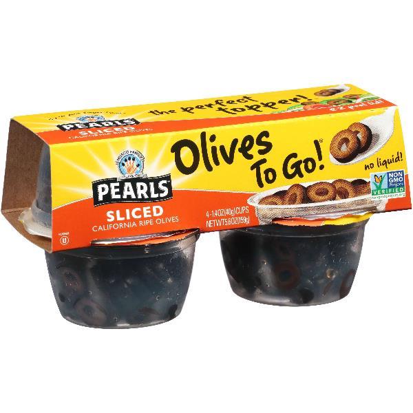 Olives Cup Black Sliced 5.6 Ounce Size - 6 Per Case.