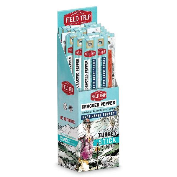 Stick Turkey Cracked Pepper 1 Ounce Size - 144 Per Case.