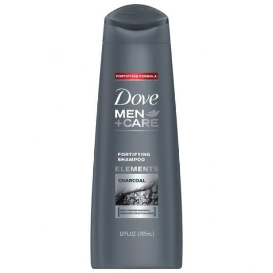 Dove Mencare Shampoo Charcoal 12 Ounce Size - 6 Per Case.